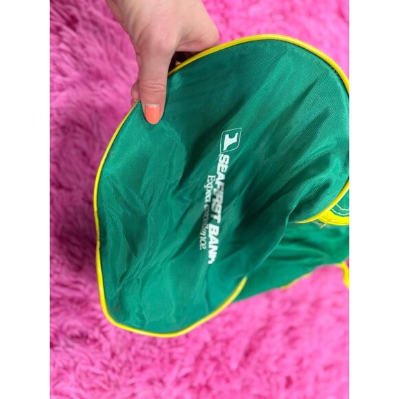 VTG 90s NBA Seattle SuperSonics SeaFirst Bank Duffle Bag - Picture 2 of 5